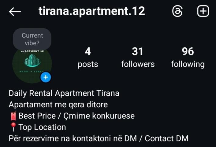Tirana Center Apartment 12 Εξωτερικό φωτογραφία